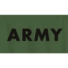 ARMY Long Sleeve T-Shirt in military green – Adult Small to 3X-Large
