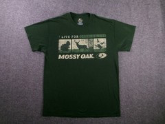 Mossy Oak Shirt Men Large Green Live For Opining Day Hunting Outdoor Causal Camp