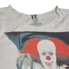 IT The Movie | Men’s 1990 Tim Curry Pennywise Clown Raw Edge T-Shirt | Size S