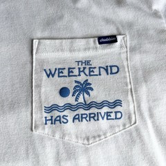 Chubbies Men’s The Weekend Has Arrived T Shirt Sz Large Pocket Logo