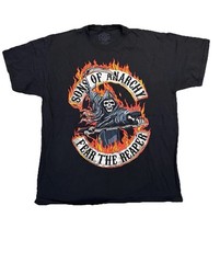 Sons of Anarchy T-Shirt Men’s Biker Gang motorcycle Rally Television Size XL
