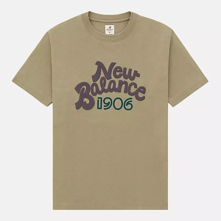 New Balance Made in USA 1906 Graphic T-Shirt Green/Olive Mens Sz L MiUSA