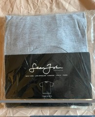 Sean John Men’s Classic Gray T-Shirt Short Sleeve 2XL 100% Cotton One Piece