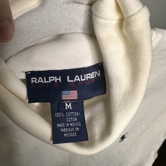 Polo Sport Ralph Lauren Turtle Neck Long Sleeve Vintage Shirt Size Medium Preppy
