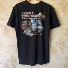 Y2K Harley-Davidson Flaming Wolf Tee | Joplin Missouri | Size L