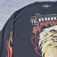 Young La Cars And Curls Trend Twins Thermal Collab Black Size Xl Distressed