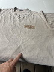 Hula Girl Tabacco Cigars Shirt Kona Coffee Dyed Single Stitch 2XL Distressed Vtg
