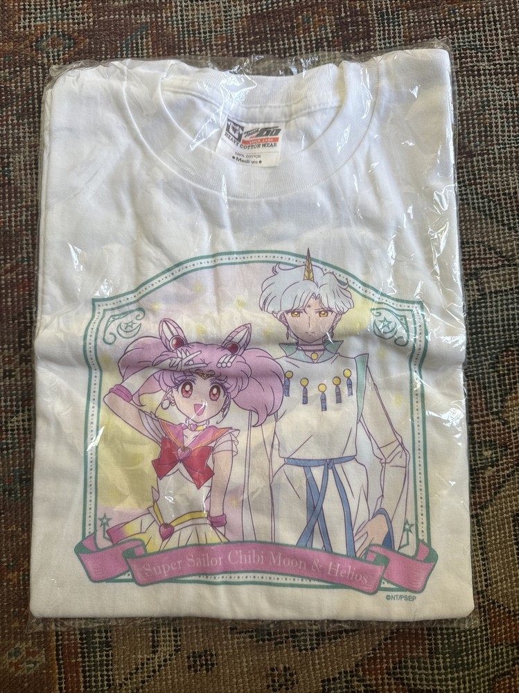 Super Sailor Chibi & Helios T Shirt Original USA SELLER