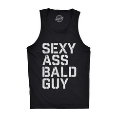 Mens as Bald Guy Fitness Tank Funny Father’s Day Dad Husband Grandpa Gift