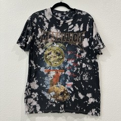 Metallica Life In Pain Bleach Wash Black Size MD