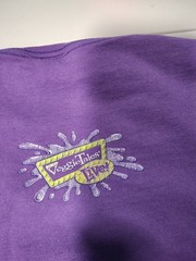 Vtg VeggieTales Shirt Size XL Live! Big Idea Purple Very Rare Clean See Pics