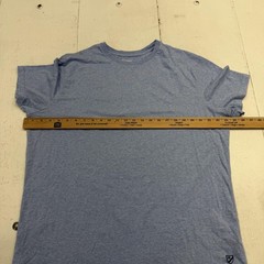 Cremieux Shirt Mens XL Blue Slim Fit Tagless Crewneck Tee Cotton Jersey