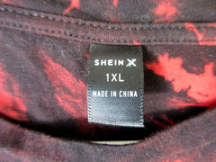 Shein Mens Crew Neck Staying Alive Graphic T-Shirt Tie Dye Print Size 1XL Black