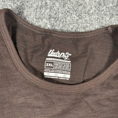 UndrDog Hemp DuraFlow T-Shirt Mens 2XL Black Lightweight Breathable Curved Hem