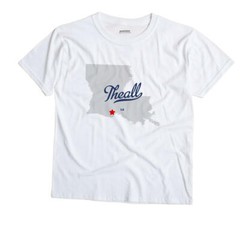 Theall Louisiana LA T-Shirt MAP