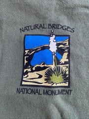 Natural Bridges Green T-Shirt Mens Small National Monument Destination Visit Tee