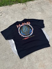 Def Leppard 2024 Summer Stadium Tour Black Rock Band T-Shirt Size X-Large