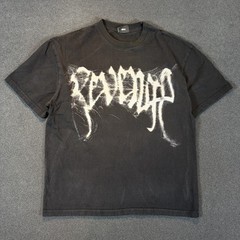 Revenge Smoke Skull Short Sleeve Crew Neck Men’s T-Shirt Size S