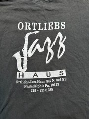 Vintage Single Stitch Ortliebs Jazz Haus Philadelphia PA on Fruit of the Loom XL