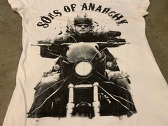 Sons of Anarchy Road Gear Women’s Tshirt Sz XL….fits More Like M/L