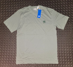 NEW MENS ADIDAS ORIGINALS ESSENTIALS TREFOIL TEE SHIRT~SIZE LARGE #JC9993 GREEN