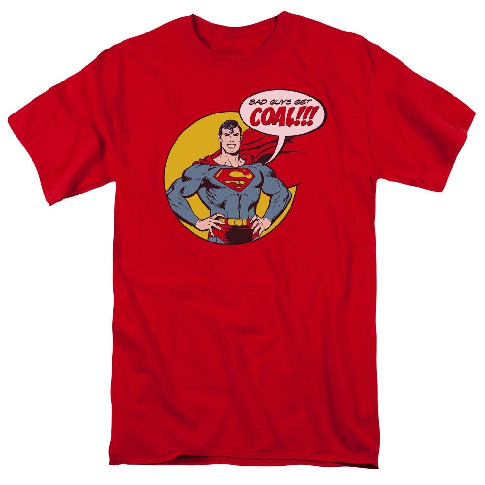 Christmas Coal T-Shirt DC Comics Sizes S-3X NEW