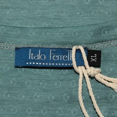 Italo Ferretti NWT Short Sleeve Crew Neck T-Shirt Size XL in Green 100% Cotton