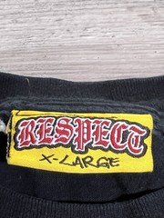 Vintage Y2K Parody Streetwear NBA Logo Mic Man Respect Faded Graphic Tee Size XL
