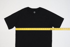 Alo Shirt Mens Small Black Solid Tagless Tri Blend Jersey Crewneck T-Shirt Tee