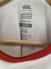Vans x Where’s Waldo: Wizard Whitebeard T-shirt: Medium: Used