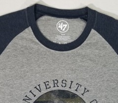 ’47 Brand MICHIGAN WOLVERINES Operation Hat Trick Raglan 3/4 T-Shirt Adult M NWT