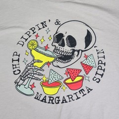 Skeleton Margarita Shirt Skull Fiesta Graphic Tee
