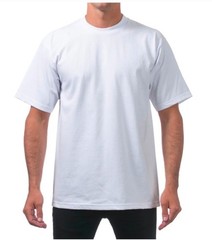 PROCLUB MENS HEAVYWEIGHT SHORT SLEEVE T SHIRT PRO CLUB PLAIN TEE SHIRT M – L