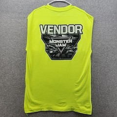 Alstyle Athleticwear Mens Monster Jam Vendor T Shirt Large Yellow Monster Trucks