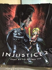 Loot Crate Injustice 2 Mens T Shirt Exclusive Gaming Tee 2017 Size L