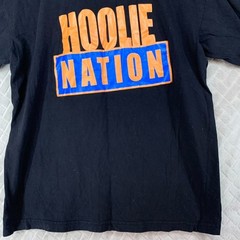 Gemrock T-Shirt Adult L Black Hoolie Nation Graphic Short Sleeve Classic Fit