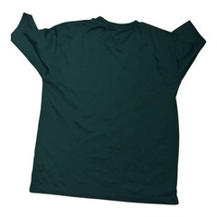 GU Uniqlo Dry Fit T-Shirt Mens Medium Green Basic Tee Pullover Stretch Crew Neck