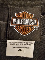 Rare Harley Davidson L/S XL FAIRBANKS ALASKA Wolf/Orca/Bear/Eagle/Salmon/Moose