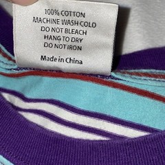 Teddy Fresh Shirt Men Medium Striped Streetwear Bear Hip Hop Urban Billie Malone