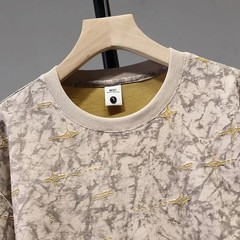 Men’s Ripped Streetwear Vintage Distressed Oversized Cotton Graphic T-Shirt