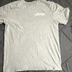 Jeep Men’s Gray “An American Tradition” Graphic Logo T-Shirt Crew Neck Medium