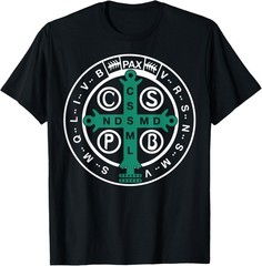 Religious Catholic St. Benedict Medal, Christian T-Shirt