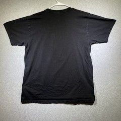 NYC Graphic T-Shirt Black Blue Logo Atomic Design Size 2XL Wali USA Cotton