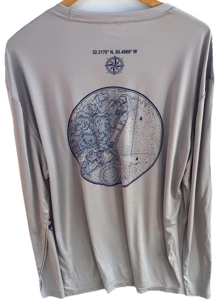 Long Sleeve Fishing Shirt,Microfiber,UPF Sun Protection,XL……A21.A