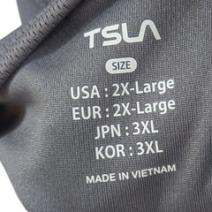 TSLA Tank Top Mens 2XL XXL Gray Sleeveless Workout Shirt Electric Vehicle Cars