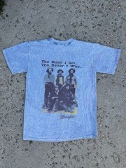 Vintage Wrangler T Shirt 90s Cowboy USA Made Faded Sz M Single Stitch