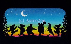 MOONDANCE-Grateful Dead & Co. Night Animals Crow Terrapin Dancing Bears T shirt