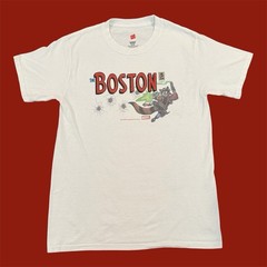 Marvel Rocket Raccoon Boston Comic Con 2014 t-shirt S Guardians Galaxy White