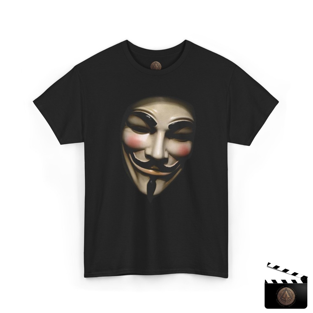 V For Vendetta T-Shirt, Guy Fawkes Mask Shirt, Gunpowder Plot Tee
