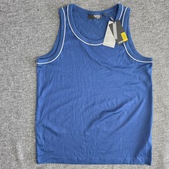 Murano Liquid Luxury Men’s Tank Top in Blue – Size Medium Slim Fit – Brand New!
